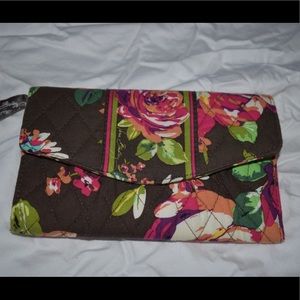 Brown and Pink Floral Pattern Vera Bradley